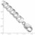 Sterling Silver Rhodium-plated 9.75mm Concave Beveled Curb Chain - QC-740DD144-1277