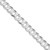 Sterling Silver Rhodium-plated 9.75mm Concave Beveled Curb Chain - QC-882048FE-8715
