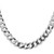 Sterling Silver Rhodium-plated 9.75mm Flat Curb Chain - QL-9745C684-6373