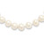 Sterling Silver Rhodium-plated 9-10mm White Near-Round Freshwater Cultured Pearl 16 inch Necklace