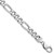 Sterling Silver Rhodium-plated 9mm Figaro Chain - QF-8A2A8118-3512