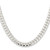 Sterling Silver Rhodium-plated 9mm Polished Domed Curb Chain - QD-1090385E-5059