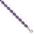 Sterling Silver Rhodium-plated Amethyst Bracelet - QX-54259714-5559