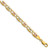14k 6.1mm Tri-color Gold Pav‚ Valentino Chain - PV-29DDF8FE-7527