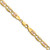 14k 6.1mm Tri-color Gold Pav‚ Valentino Chain - PV-9D842EE5-5696