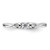 Sterling Silver Rhodium-plated and CZ Ring - QR-5FF88E9B-7273
