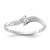 Sterling Silver Rhodium-plated and CZ Ring - QR-93D30ED5-5367