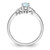 Sterling Silver Rhodium-plated Aquamarine Ring - QB-F3026464-1630
