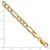 14k 6.5mm Semi-solid with Rhodium Pav‚ Figaro Chain - PW-3EDCAF4F-6181