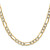 14k 6.5mm Semi-solid with Rhodium Pav‚ Figaro Chain - PW-F836B600-1290