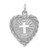 Sterling Silver Rhodium-plated Baptism Disc Charm - QC-954BABAF-6383