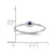Sterling Silver Rhodium-plated Blue and Clear CZ Evil Eye Ring - QR-EF04FD13-3230