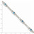 Sterling Silver Rhodium-plated Blue Topaz Bracelet - QX-E2FEEB3C-8520
