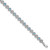 Sterling Silver Rhodium-plated Blue Topaz Diamond Bracelet
