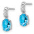 Sterling Silver Rhodium-plated Blue Topaz Earrings - QE-F8FFBD1E-4018