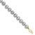 14k 6-7mm Grey Near Round Freshwater Cultured Pearl 7.5 inch Bracelet