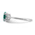 Sterling Silver Rhodium-plated Created Alexandrite and Diamond Ring - RM-632E6BC1-4451