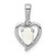Sterling Silver Rhodium-plated Created Opal & Diam. Pendant - QB-8FB8A639-3272