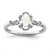 Sterling Silver Rhodium-plated Created Opal & Diam. Ring - QB-3C912EFA-3449