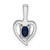 Sterling Silver Rhodium-plated Created Sapphire & Diam. Pendant - QB-2B7CBD52-2554