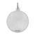 Sterling Silver Rhodium-plated Cross Disc Charm - QC-AE7E29D8-4341