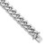 Sterling Silver Rhodium-plated Curb Link Men's 8.5in Bracelet - QG-234F9896-8905