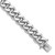 Sterling Silver Rhodium-plated Curb Link Men's 8.5in Bracelet - QG-4B6292D8-4844