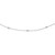 Sterling Silver Rhodium-plated CZ 15-Station Necklace