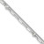 Sterling Silver Rhodium-plated CZ 2 Strand 6.75in w/1in ext. Bracelet