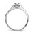 Sterling Silver Rhodium-plated CZ 3-Ring Set - QR-88336B33-5071