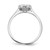 Sterling Silver Rhodium-plated CZ 3-Ring Set - QR-88336B33-5071