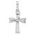 Sterling Silver Rhodium-plated CZ Cross Pendant - QC-84E7D3B2-8255