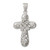 Sterling Silver Rhodium-plated CZ Cross Pendant - QC-877B5C93-3115