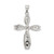 Sterling Silver Rhodium-plated CZ Cross Pendant - QC-D190D643-9911