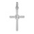 Sterling Silver Rhodium-plated CZ Cross Pendant - QC-D6027D70-5285