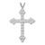 Sterling Silver Rhodium-plated CZ Cross Pendant - QC-DC48C6A0-1446