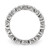 Sterling Silver Rhodium-plated CZ Eternity Ring - QR-16AEFD1B-1775
