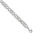 Sterling Silver Rhodium-plated CZ Fancy w/1in ext. Bracelet