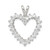 Sterling Silver Rhodium-plated CZ Heart Pendant - QP-E8EC06EA-4828