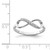 Sterling Silver Rhodium-plated CZ Infinity Ring - QR-C10982A3-6559