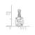Sterling Silver Rhodium-plated CZ Pendant - QP-A2AC0278-9056
