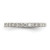 Sterling Silver Rhodium-plated CZ Ring - QR-A865B7AD-1086
