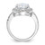 Sterling Silver Rhodium-plated CZ Ring - QR-F59886A8-4837