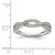 Sterling Silver Rhodium-plated CZ Ring - QR-F79285C2-7078