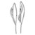 Sterling Silver Rhodium-plated CZ Swirl Polished Threader Earrings