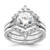 Sterling Silver Rhodium-plated CZ Three Ring Set - QR-A8E86B2D-8329