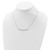 Sterling Silver Rhodium-plated CZ w/2in ext. Bar Necklace - QG-5C89126D-9274