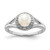 Sterling Silver Rhodium-plated Diam. & FW Cultured Pearl Ring - QB-F1527F0A-8254