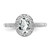 Sterling Silver Rhodium-plated Diam. & White Topaz Ring - QB-B949F813-5774