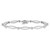 Sterling Silver Rhodium-plated Diam. Bracelet - QD-2680BC80-9139